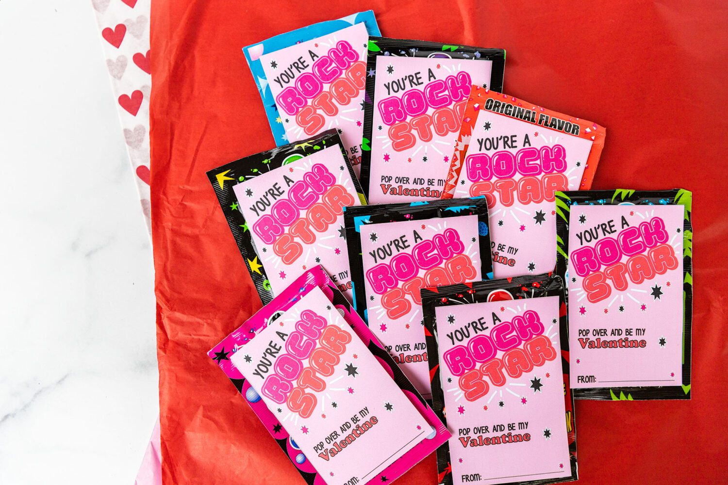 You&amp;#039;Re A Rock Star Valentine&amp;#039;S Day Printable - The Super Mom Life within Pop Rocks Valentines Printable