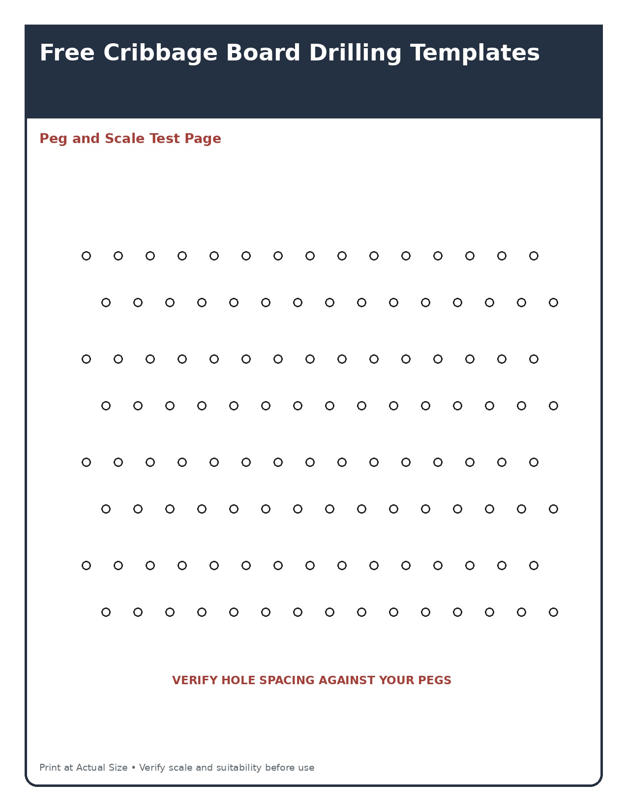 Peg and Scale Test Page