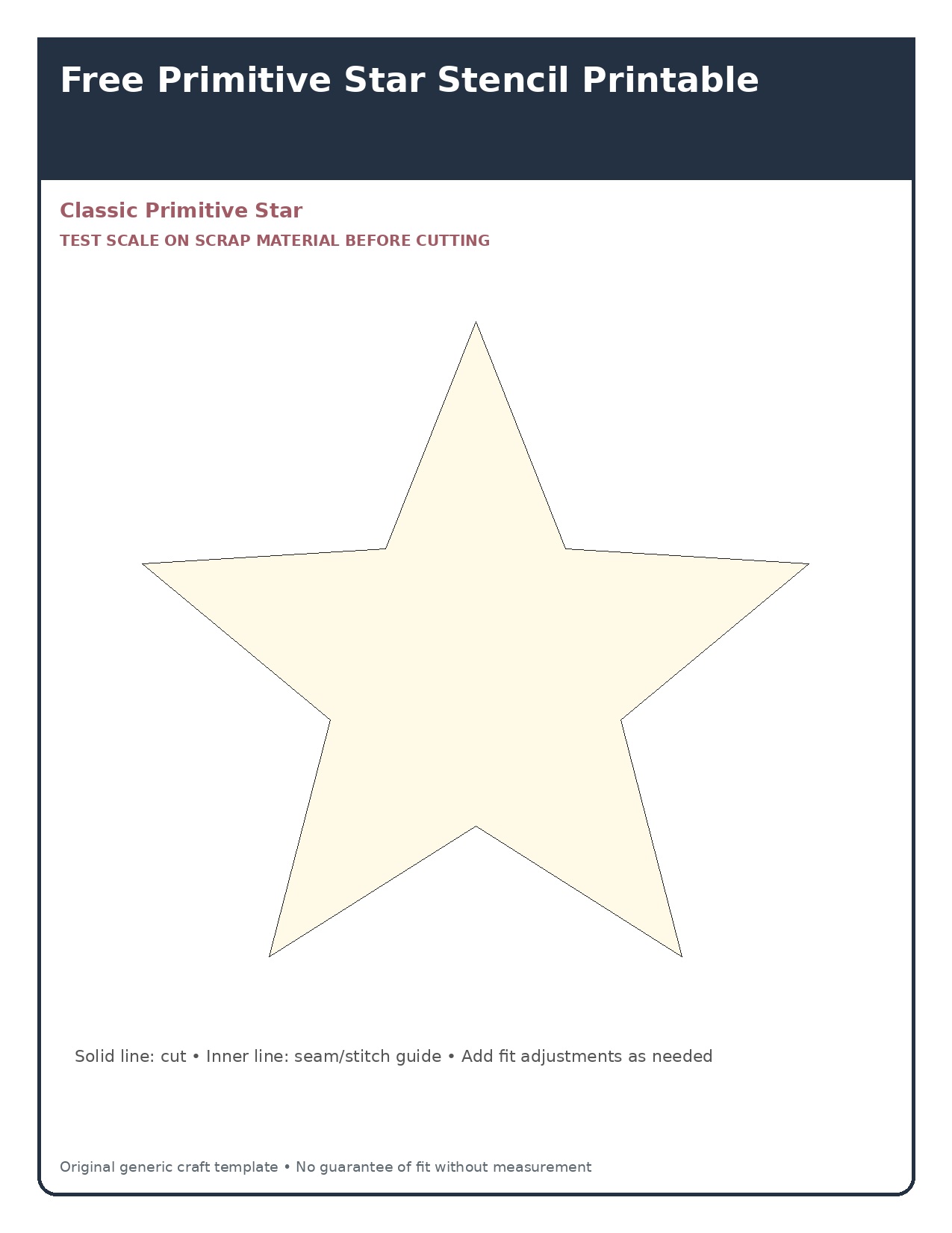 Classic Primitive Star