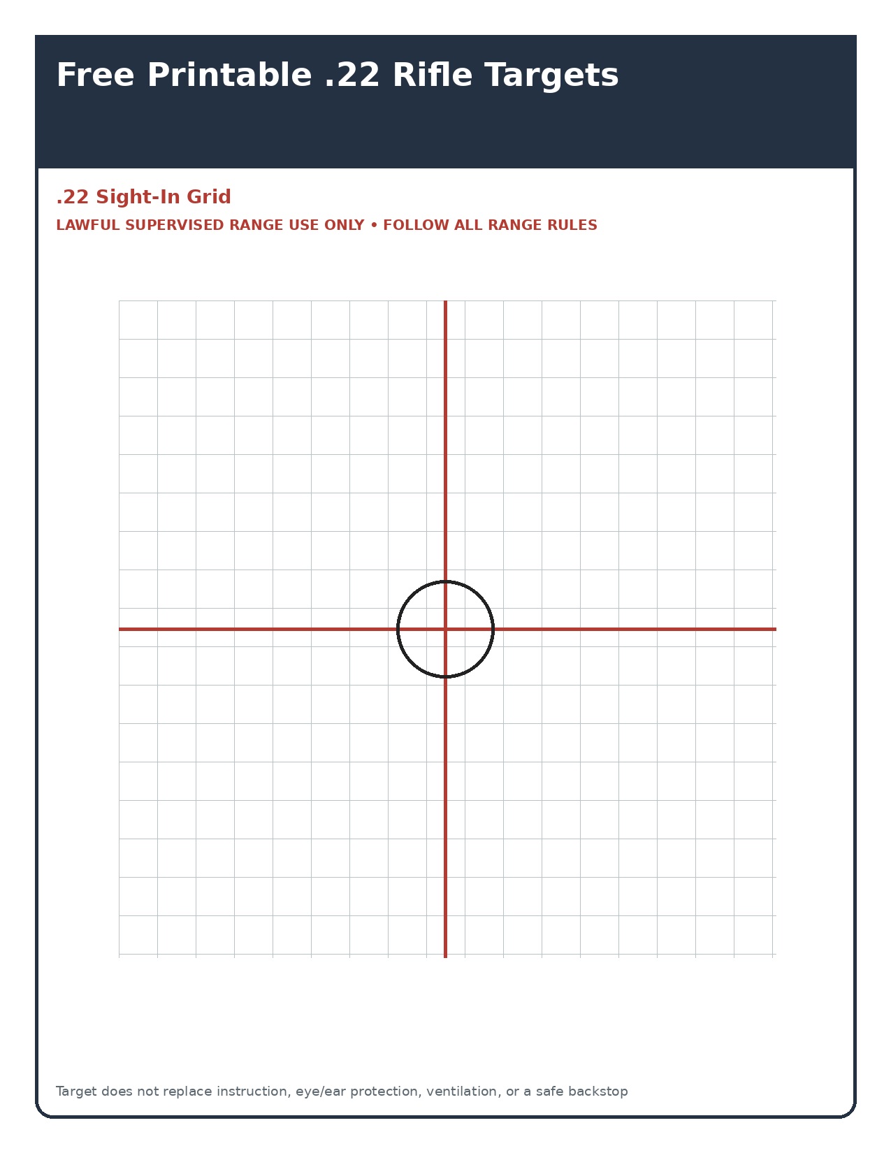 .22 Sight-In Grid