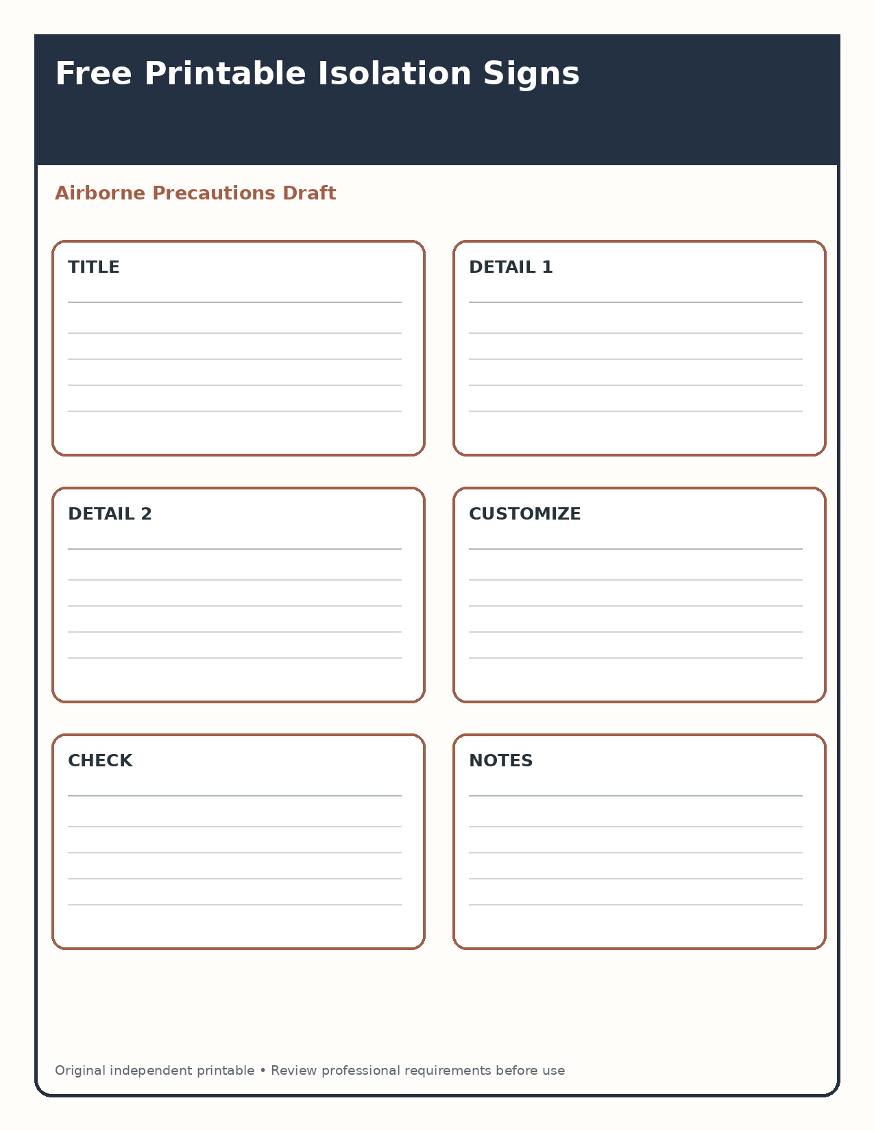 Airborne Precautions Draft