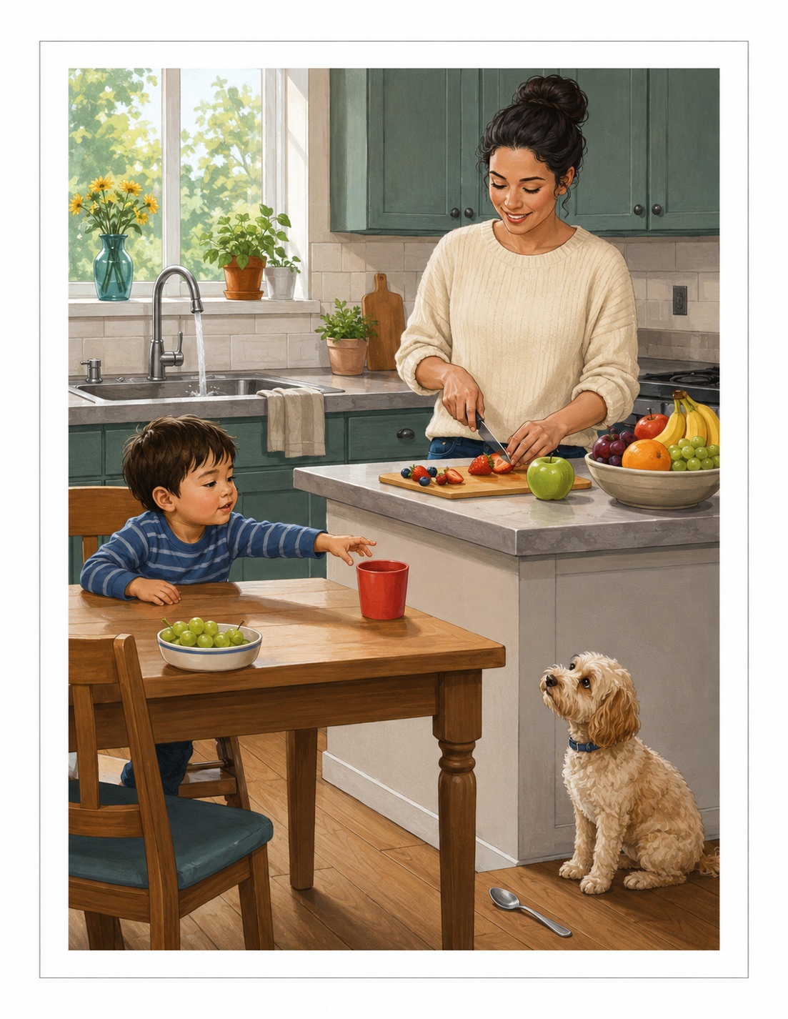 Kitchen Scene