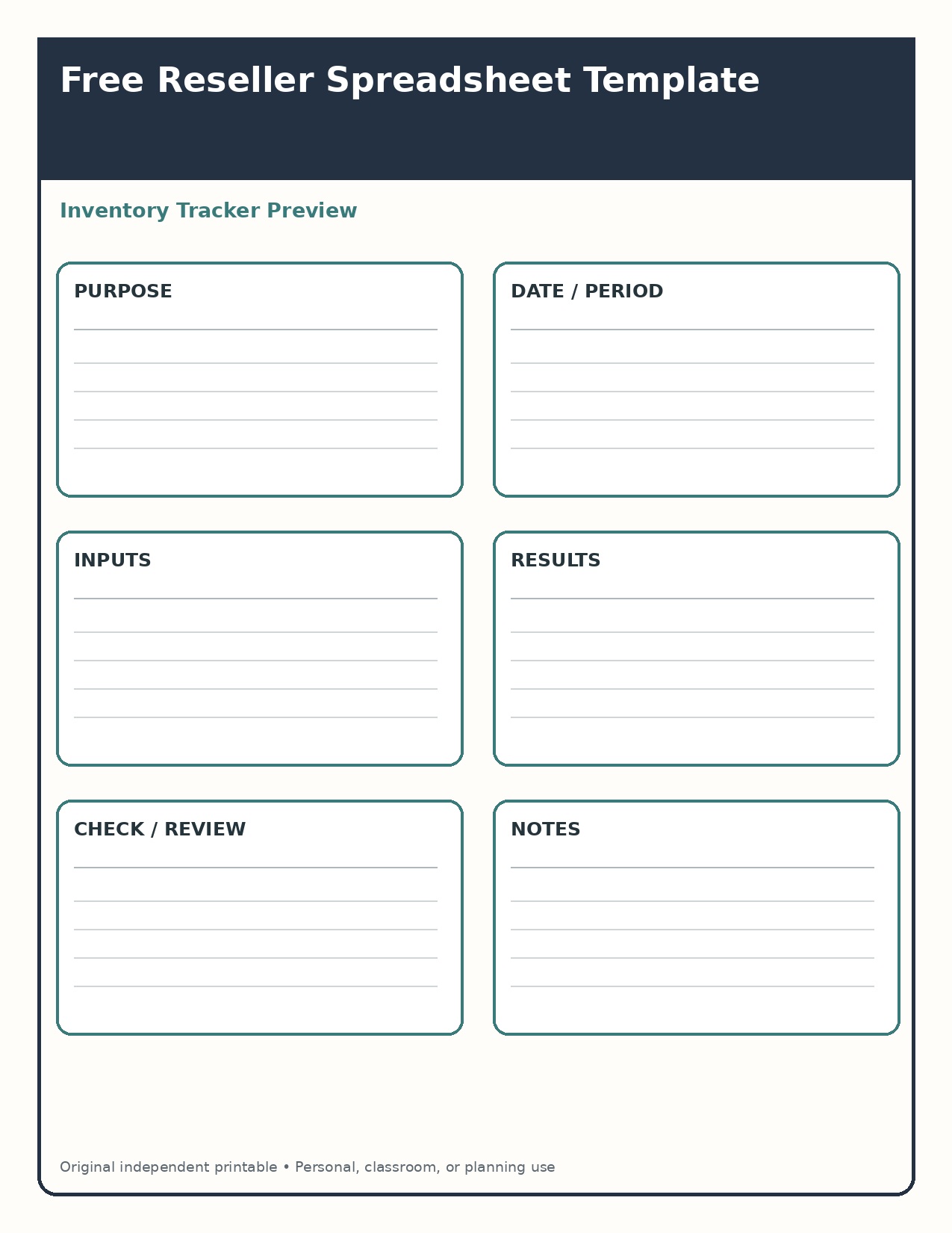 Inventory Tracker Preview