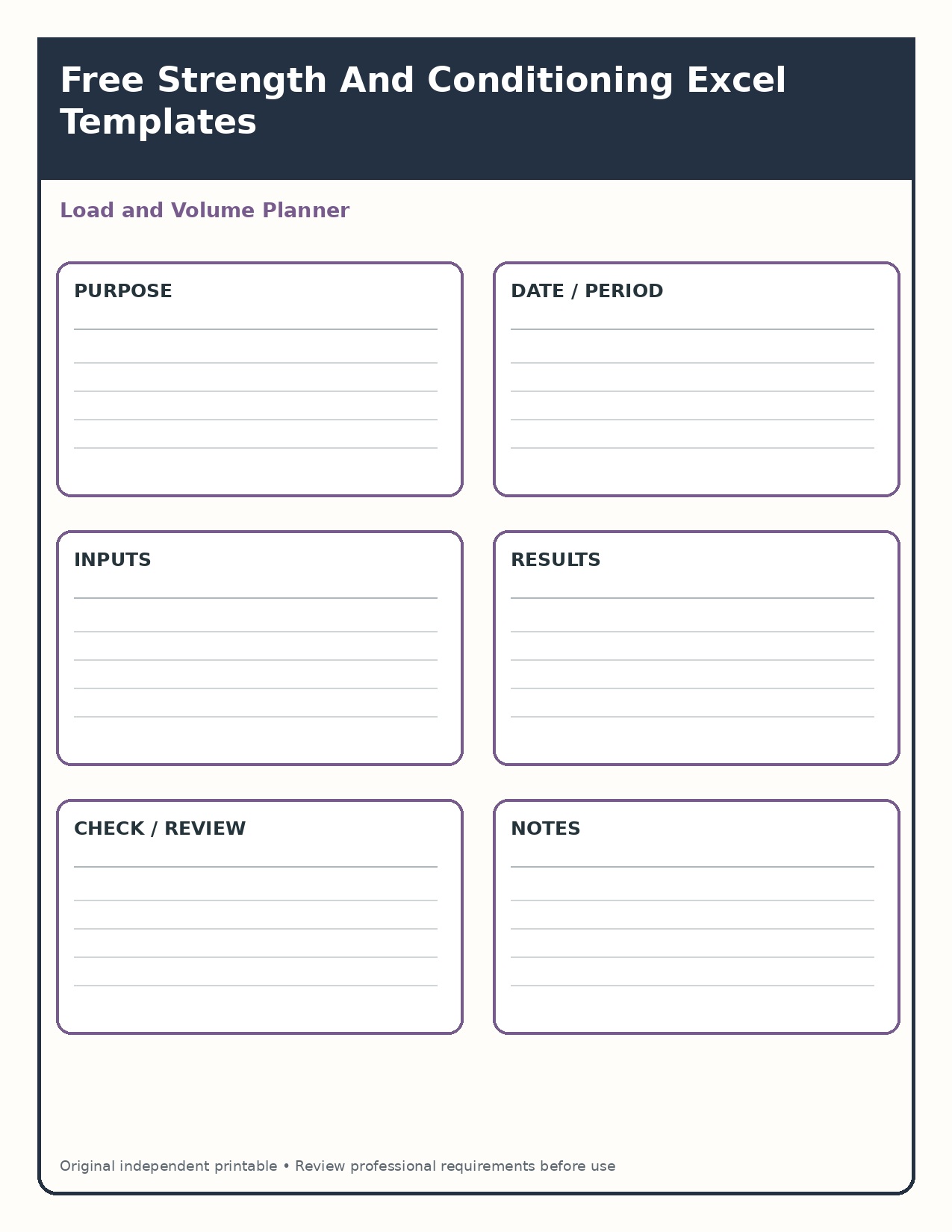 Load and Volume Planner